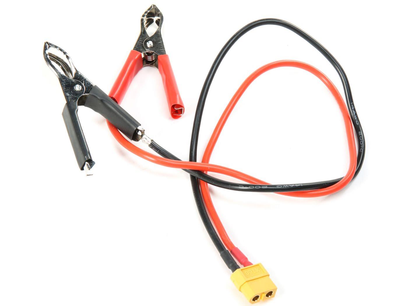 Dynamite DC Pwr Cord: Alligator - XT60 Batt(DYNC2040,2050) DYNC1108