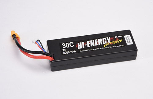 Hi-Energy 2S 3200mAh 30C Hardcase O-HE2S320030C-CAR