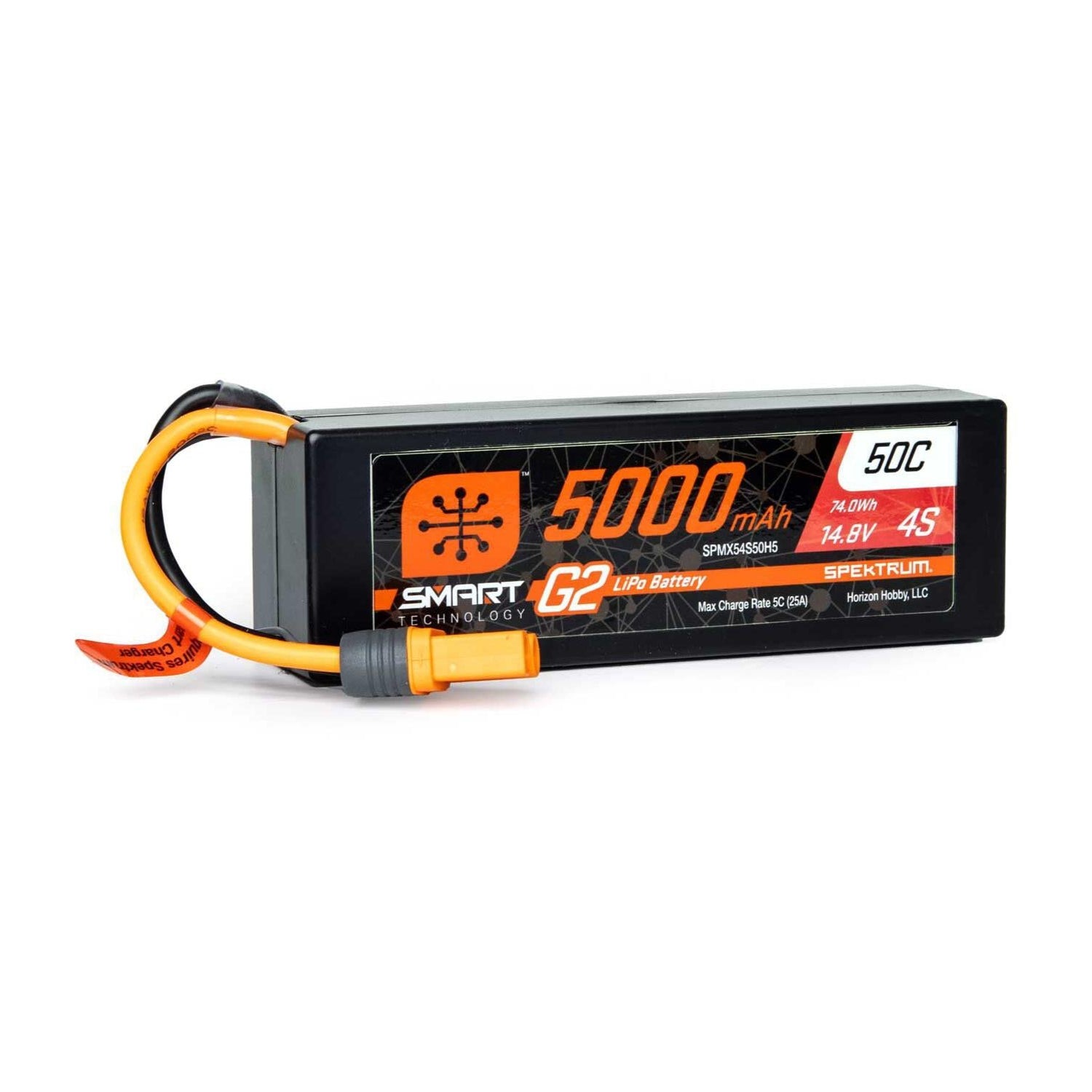 Spektrum 5000mAh 4S 14.8V SMART G2 50C IC5 SPMX54S50H5