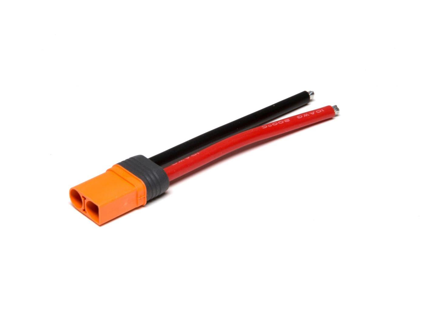 Spektrum IC5 Device Connector 4" / 100mm 10 AWG SPMXCA510