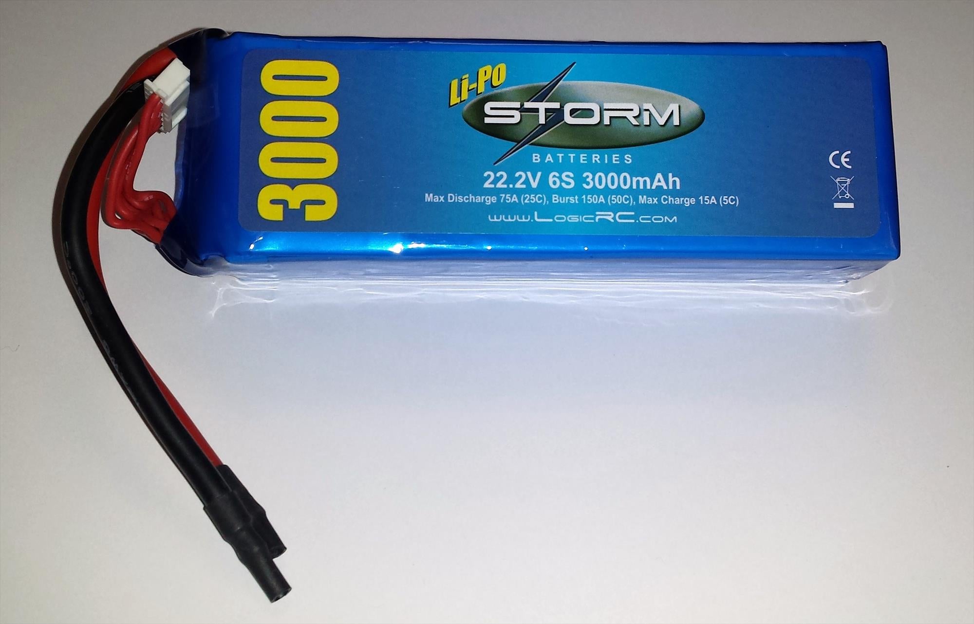 Storm Li-Po 6S 22.2V 25C 3000mAh O-ST-6S25C3000