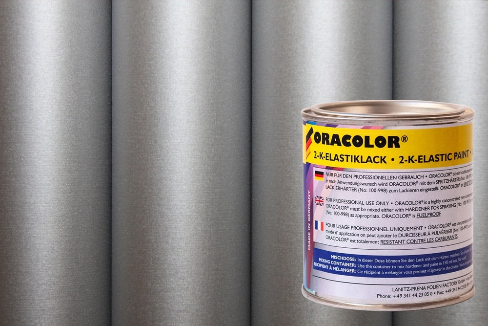 ORACOLOR 2-K-Elastic Varnish Silver Paint (100ml) from Oracover 121-091