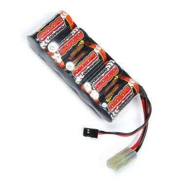 Overlander SubC 5000mAh 6V Flat Premium Sport NiMH Battery - Tamiya + JR Connector 1595