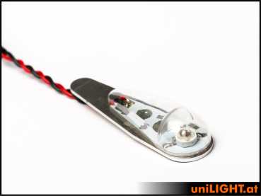 UniLight 18mm Pro Navigation Light, 4Wx2, Short - Red