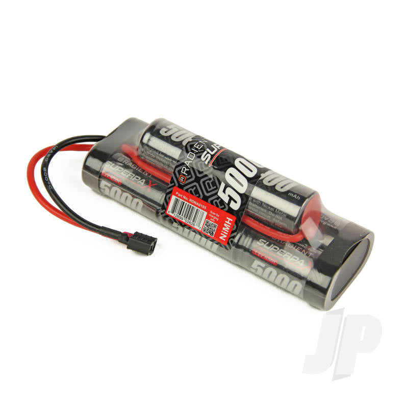 Radient NiMH 9.6V 5000mAh SC 6-2 Hump, HCT RDNA0105