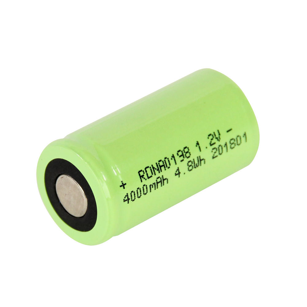 Radient NiMH 1.2V 4000mAh SC SCR, No Tabs, Glow RDNA0198