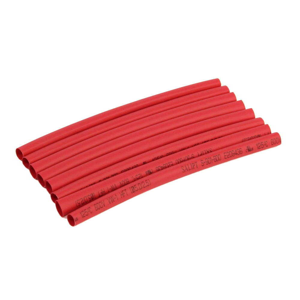 Radient Heat Shrink Tubing, 4.7mm x 100mm, 3/16x4in (8pcs) RED RDNA0615