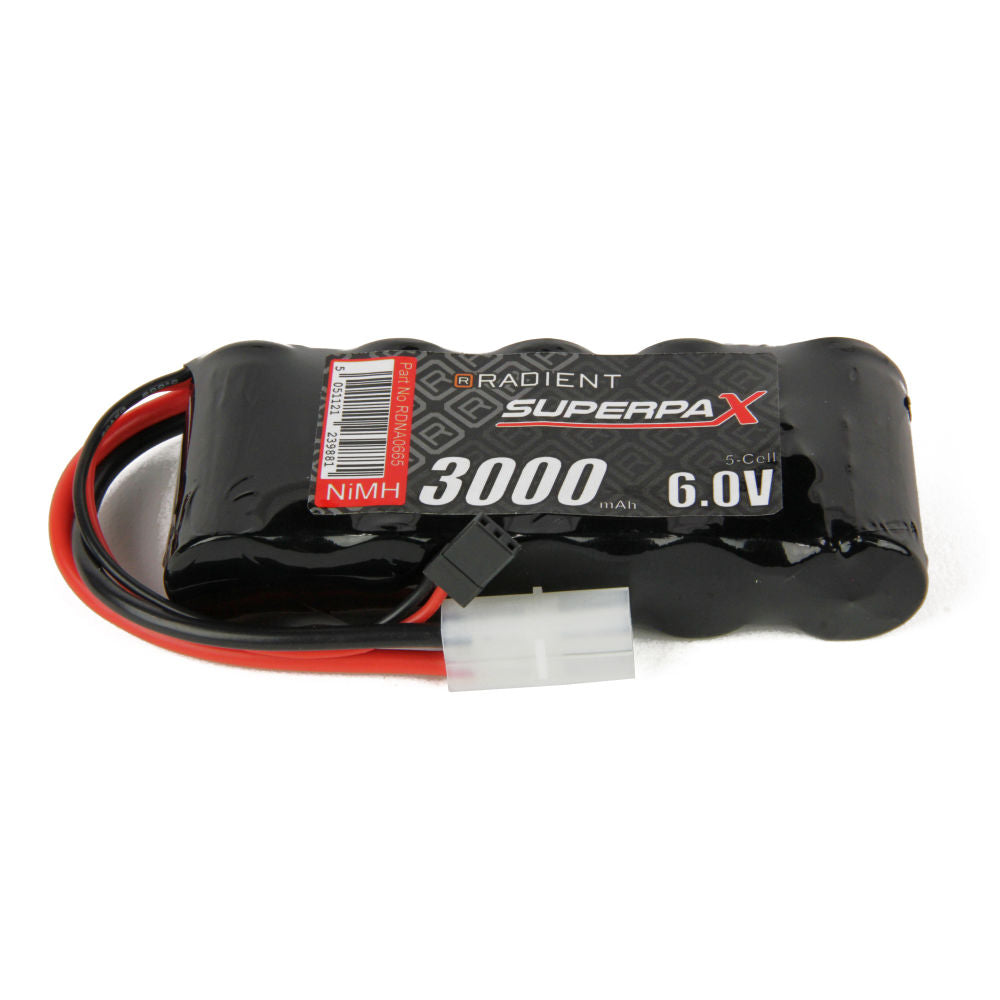 Radient NiMH 6.0V 3000mAh SC Flat, Rx, TAM / JR RDNA0665