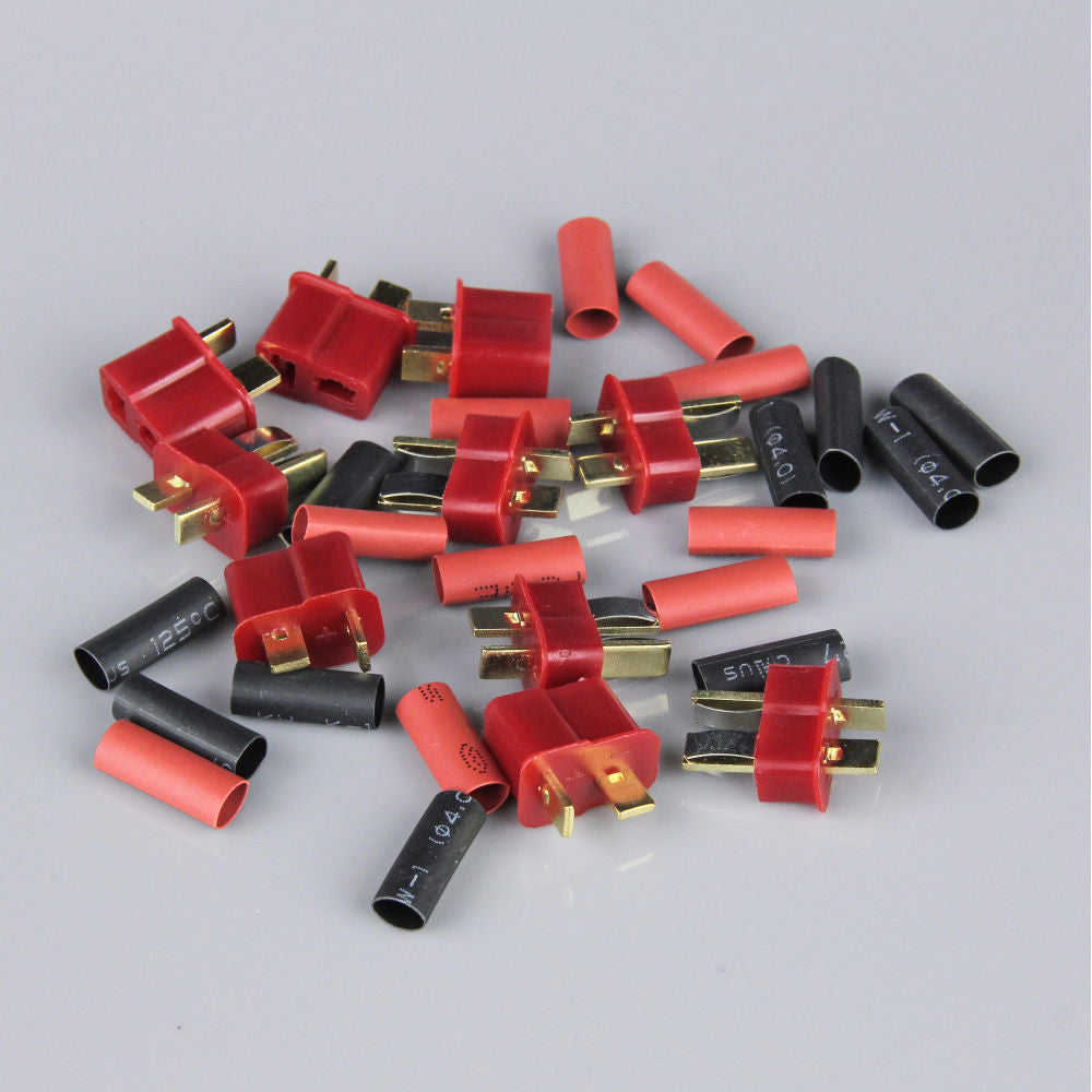 Radient Deans Pairs including Heat Shrink (5pcs) RDNAC010001