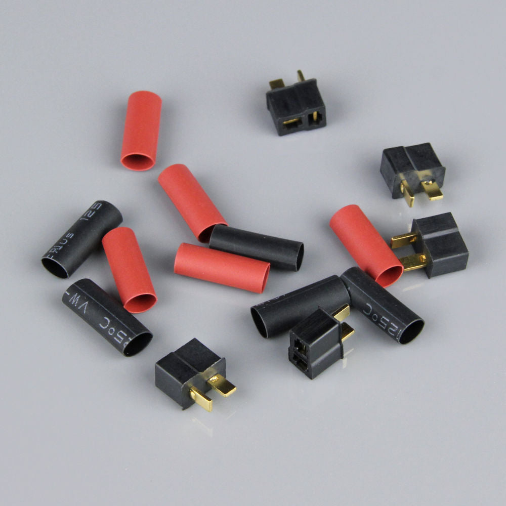 Radient Mini Deans Female including Heat Shrink (Battery End) (5pcs) RDNAC010015