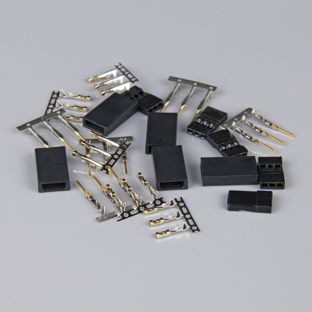 Radient Hitec / JR Connectors Pairs with Gold Pins (5pcs) RDNAC010083