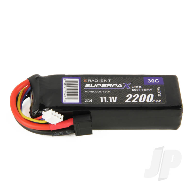 Radient LiPo 3S 2200mAh 11.1V 30C HCT RDNB22003S30H