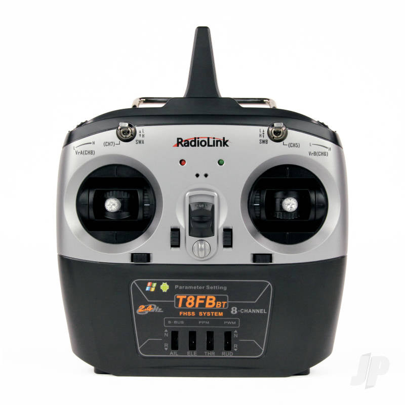 RadioLink T8FB-BT 2.4GHz 8-Channel Transmitter with Bluetooth and 2x R8EF Receivers (Mode 1) RLKT081011