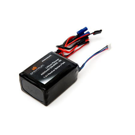 Spektrum 4000mAh 2S 7.4V LiPo Receiver Battery SPMB4000LPRX