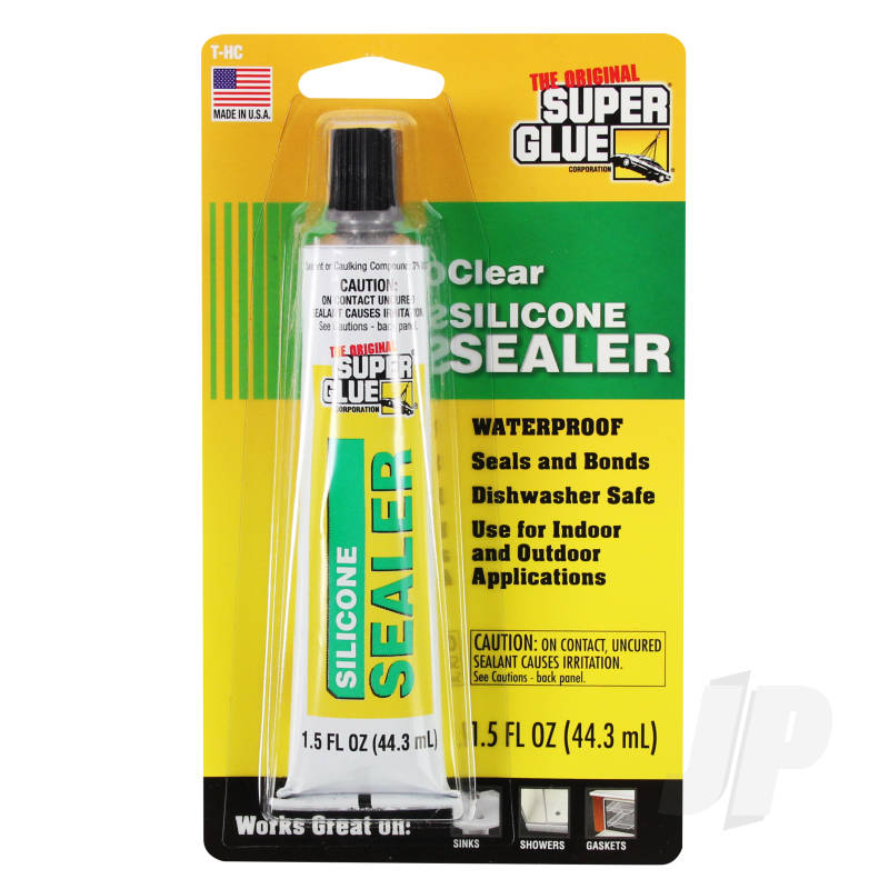 Super Glue Clear Silicone Sealer (1.5fl oz, 44.3ml) SUPT-HC