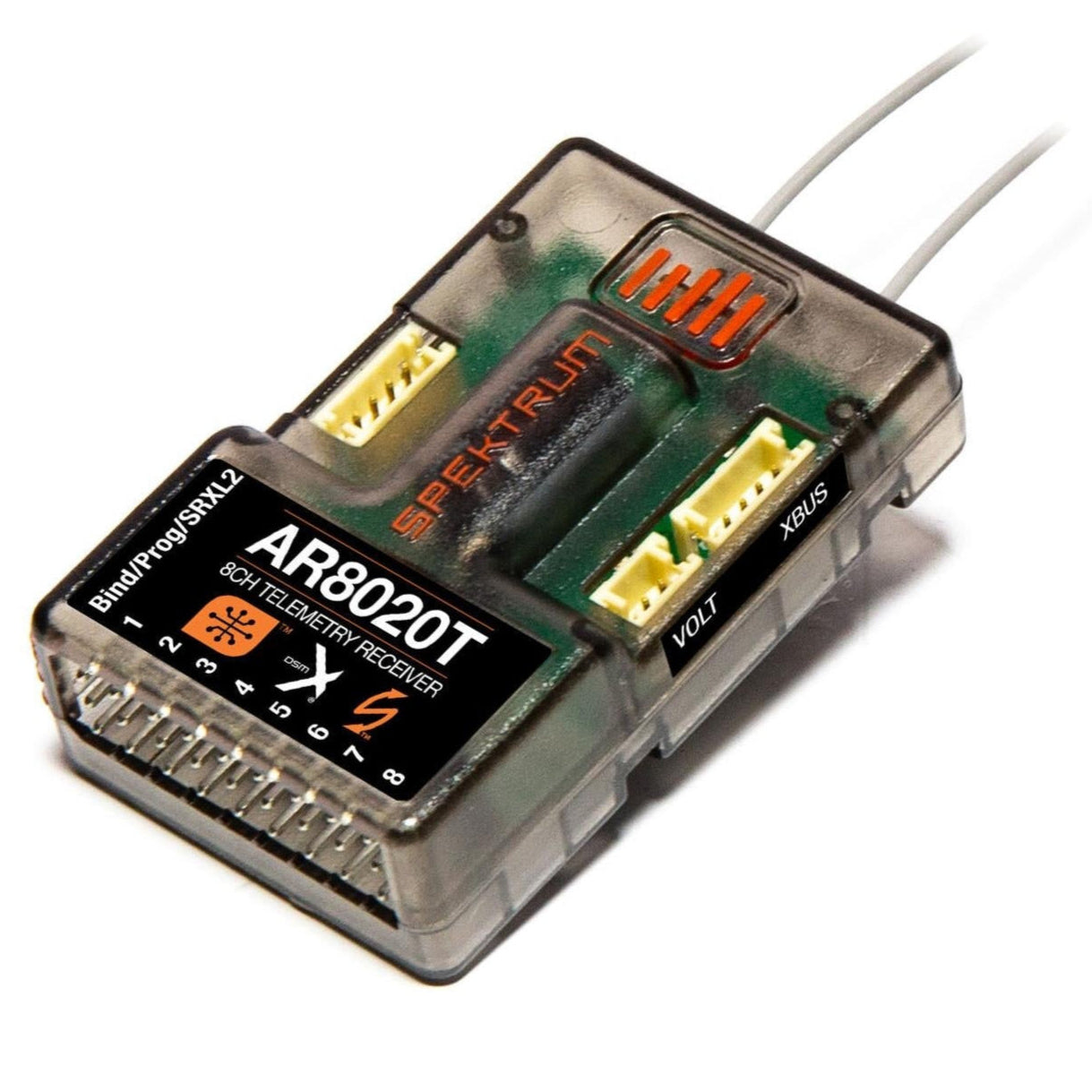 Spektrum AR8020T 8-Channel Telemetry Receiver SPMAR8020T