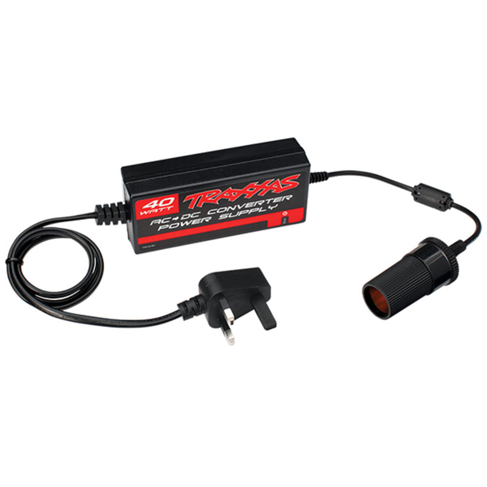 Traxxas AC to DC converter 40W (for United Kingdom) TRX2976T
