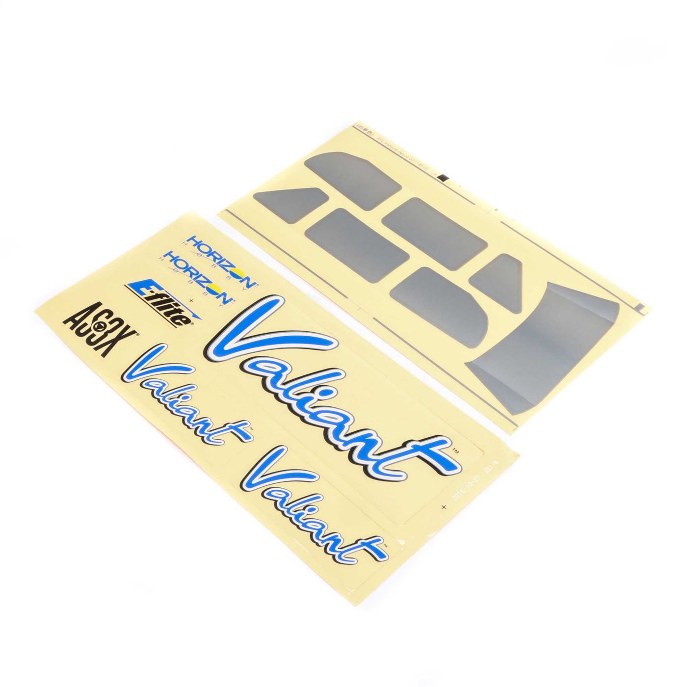 E-Flite Valiant 1.3: Decal Sheet EFL4963