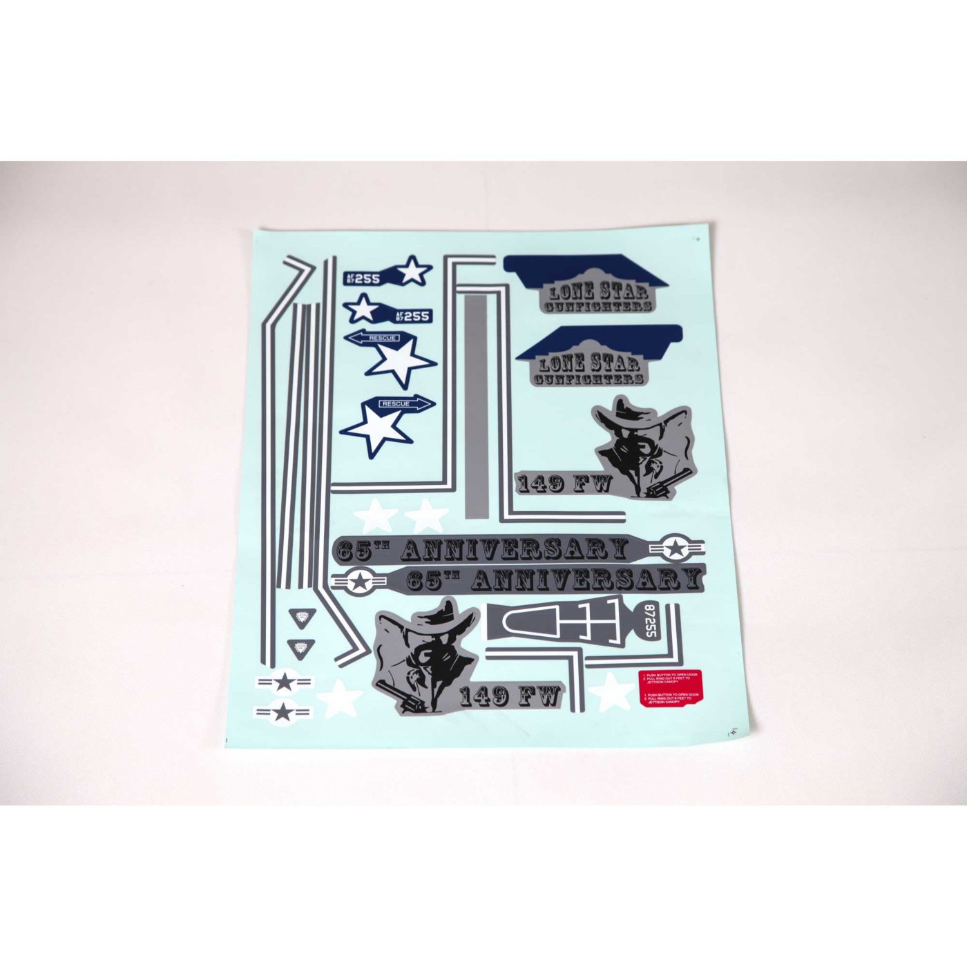 E-Flite Decal Set: F-16 Falcon 64mm EDF EFL9886