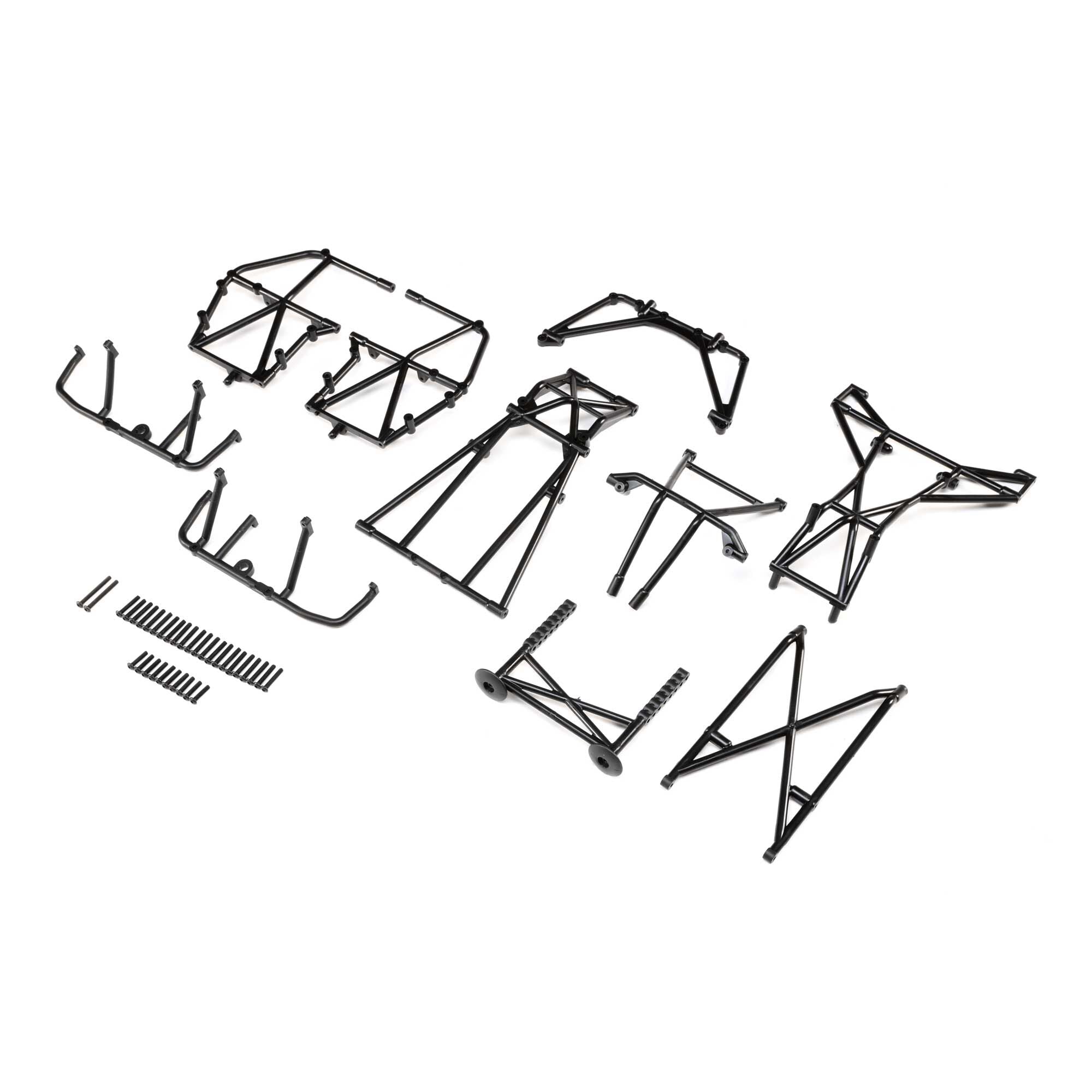 Losi Cage Set, Complete, Black: LMT LOS241038