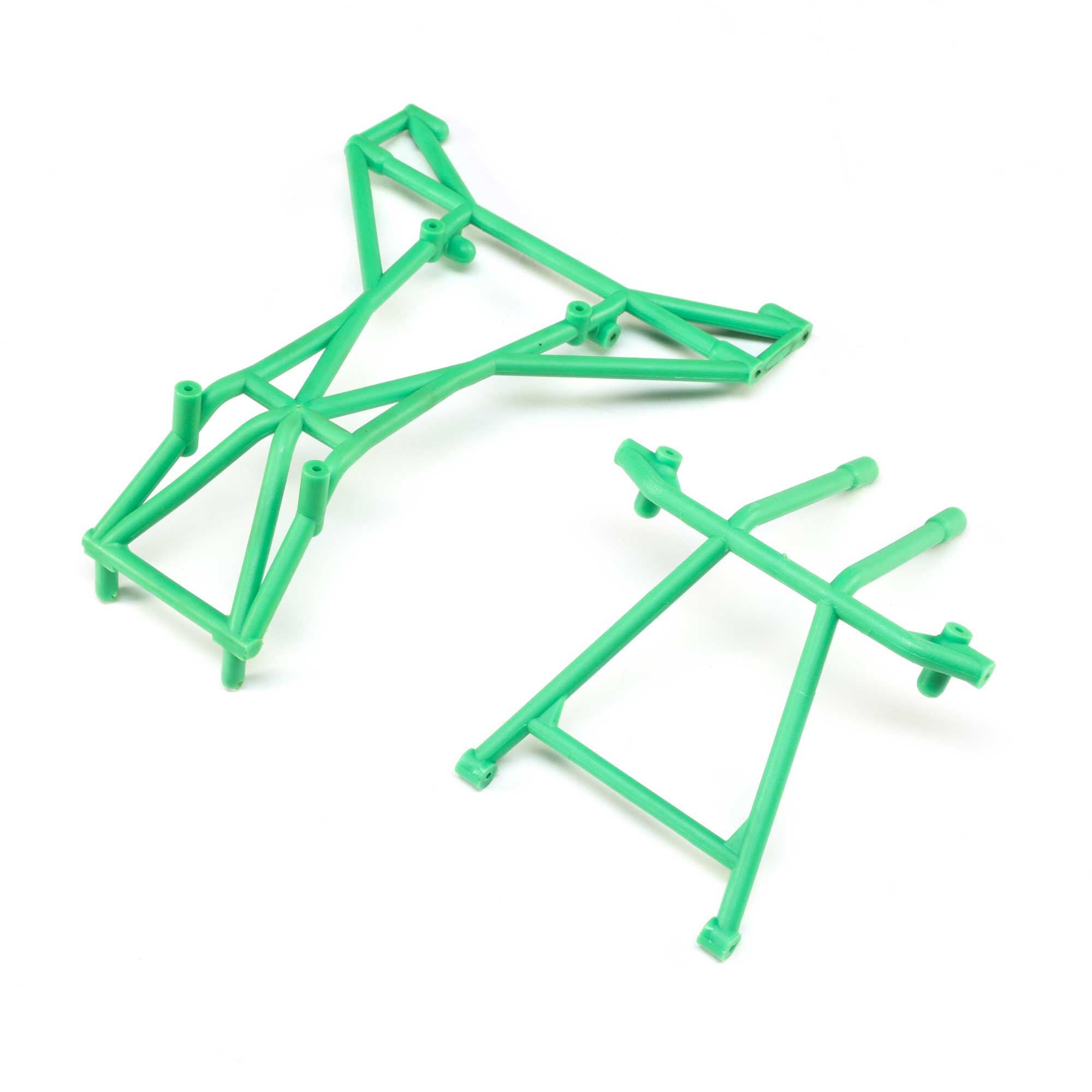 Losi Top and Upper Cage Bars, Green: LMT LOS241041