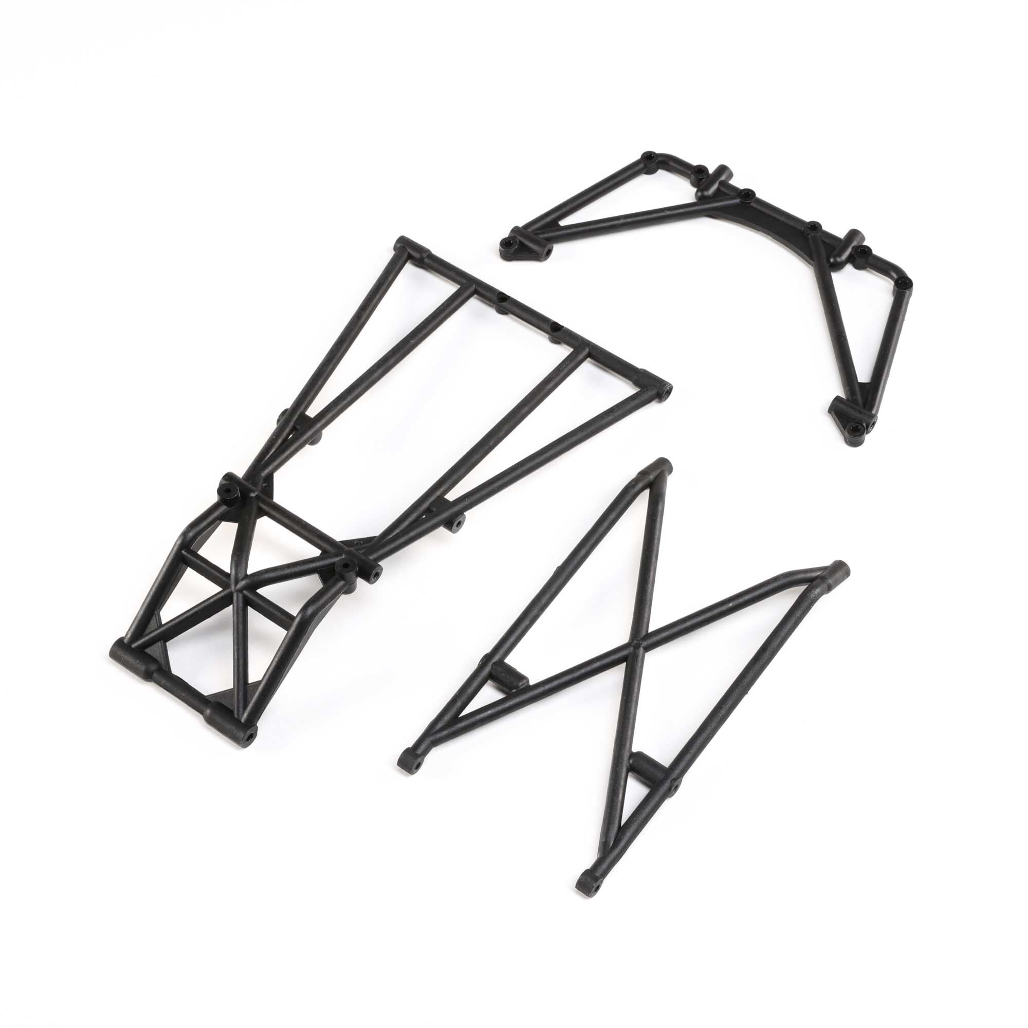 Losi Rear Cage and Hoop Bars, Black: LMT LOS241044