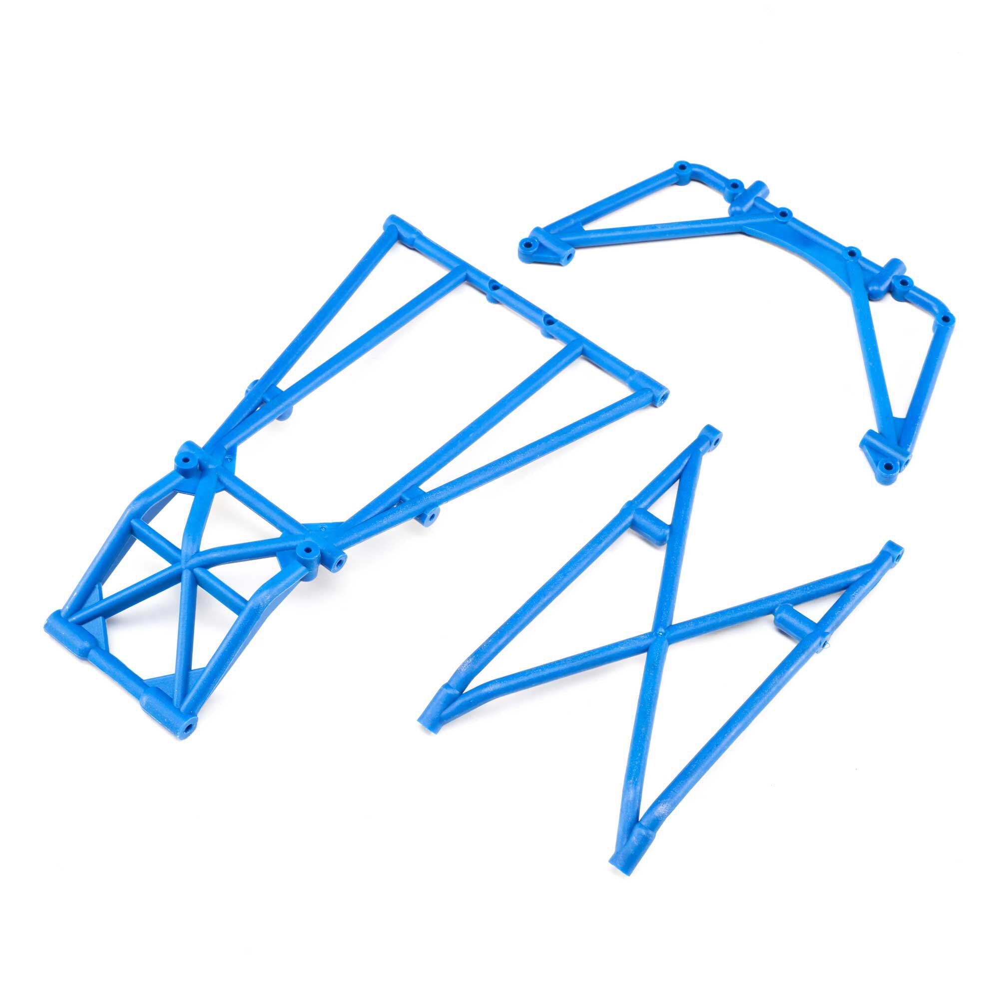 Losi Rear Cage and Hoop Bars, Blue: LMT LOS241049