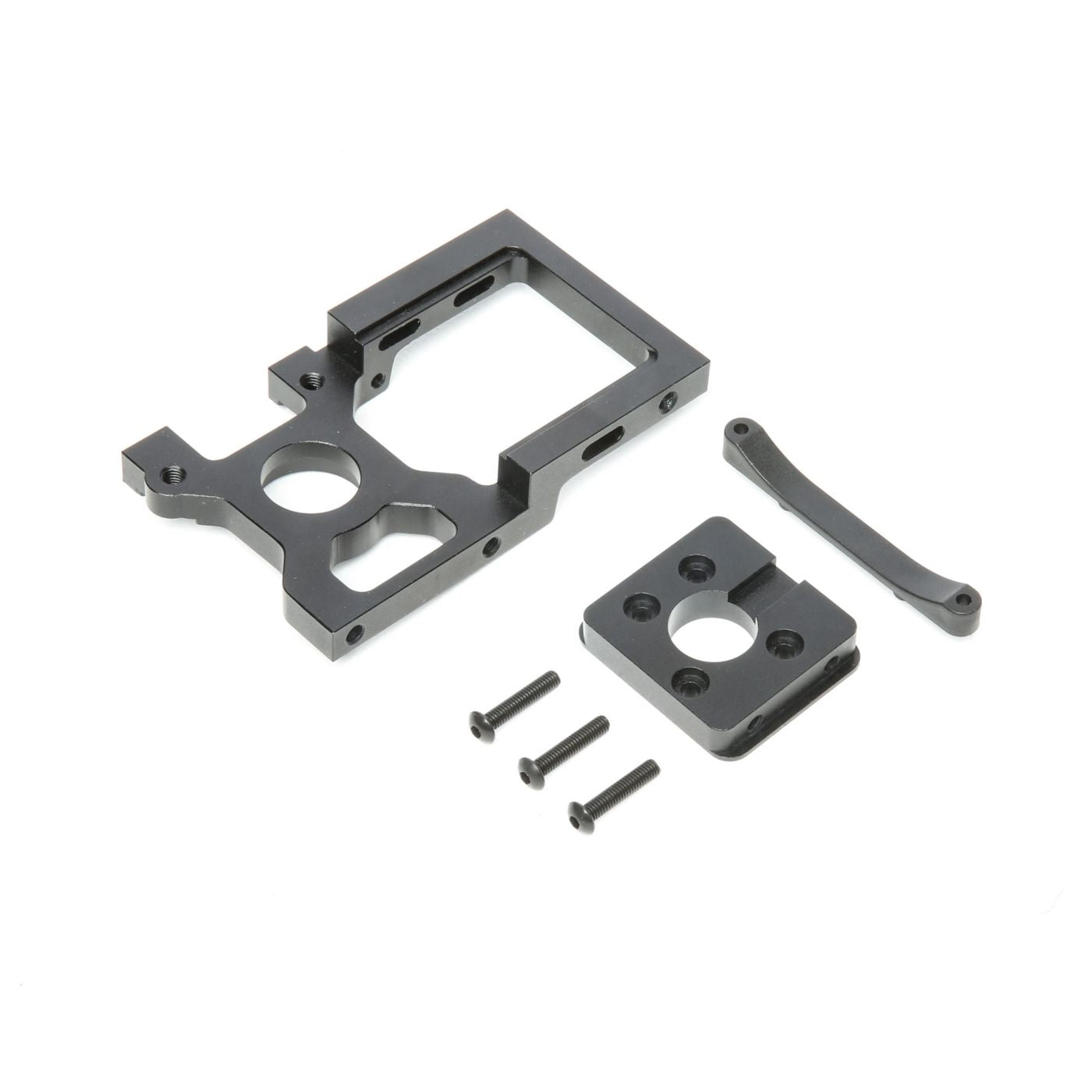 Losi Motor Mount w/Adapter Black: DBXL-E LOS252058