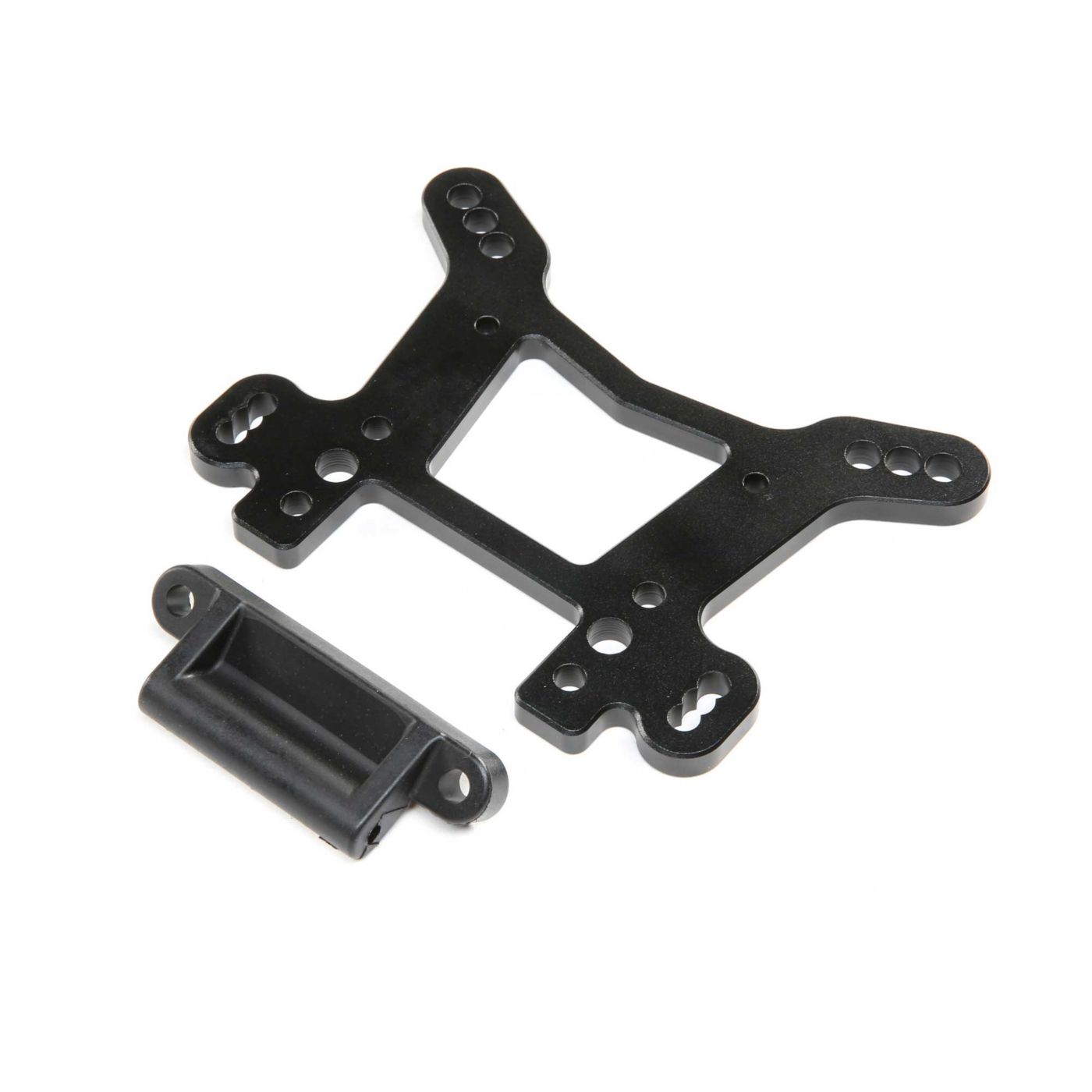 Losi Shock Tower, Front, Black, AL: DBXL-E 2.0 LOS254063