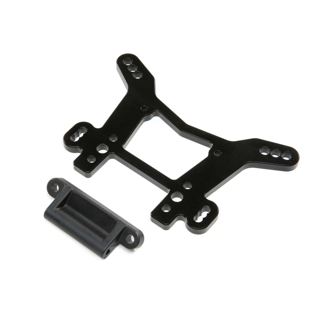 Losi Shock Tower, Rear, Black, AL: DBXL-E 2.0 LOS254064