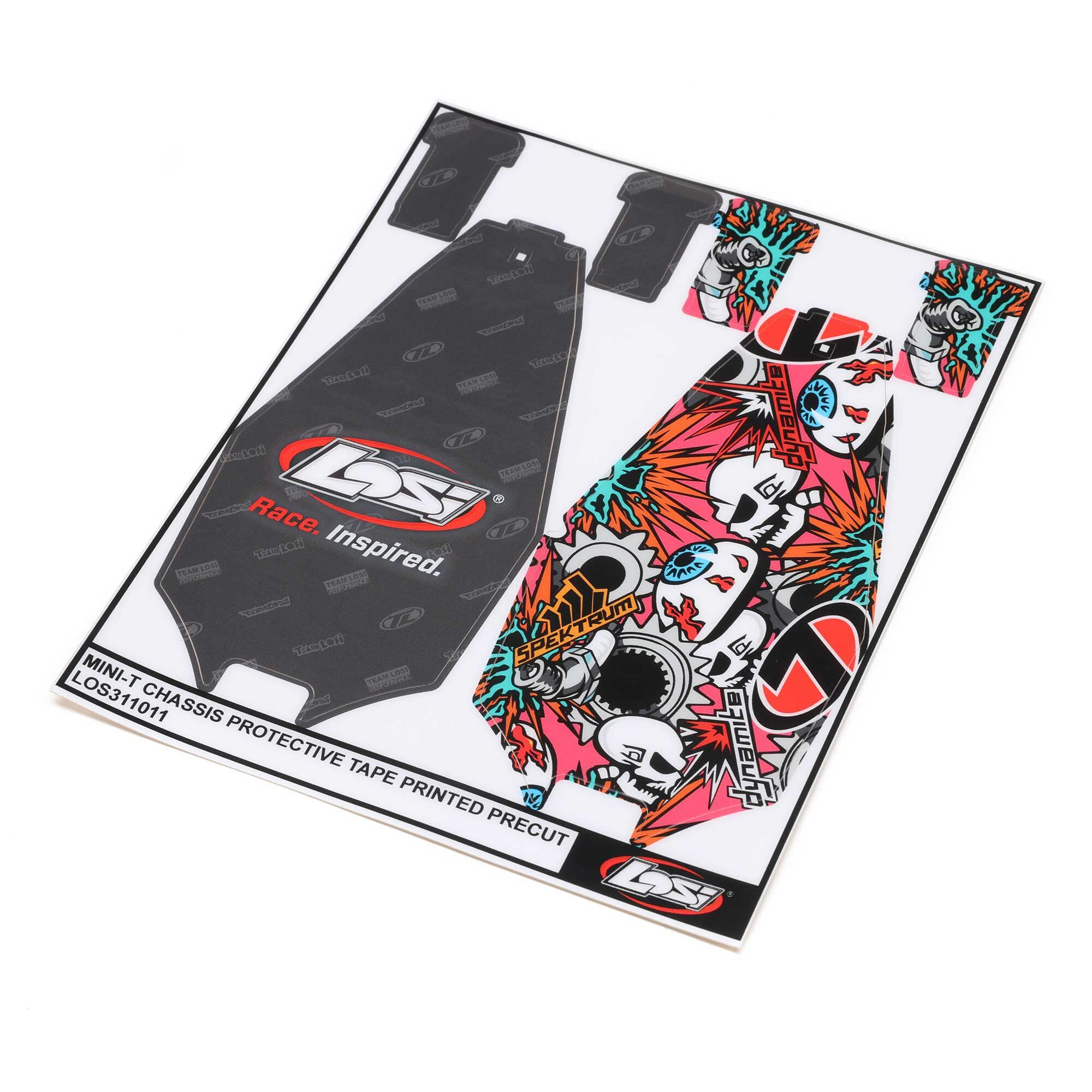 Losi Mini-T 2.0 Chassis Protective Tape, Precut (2) LOS311011