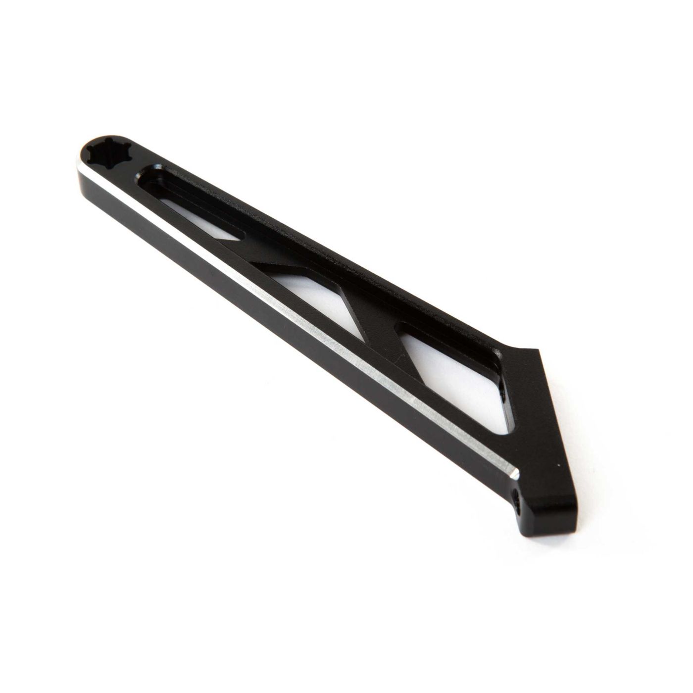 Losi Chassis Brace Rear Black Aluminum: DBXL-E LOS351007