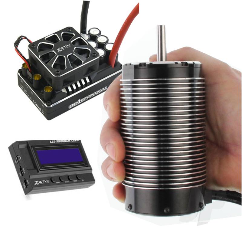 ZTW 1:5 Beast PRO Combo with 200A ESC + BP 5692 730Kv Motor + LCD Program Card ZTW622005115
