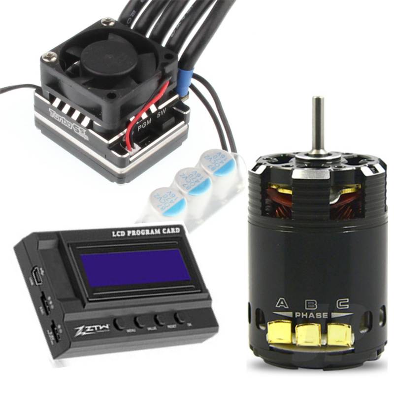 ZTW 1:10 Beast PRO Combo with 120A ESC + BP 3652 17.5T 2300Kv Motor + LCD Program Card ZTW8212021171