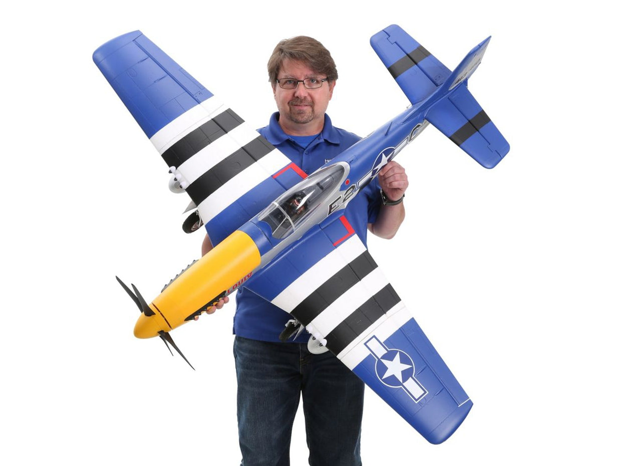 E-Flite P-51D Mustang 1.5m BNF Basic With Smart EFL01250