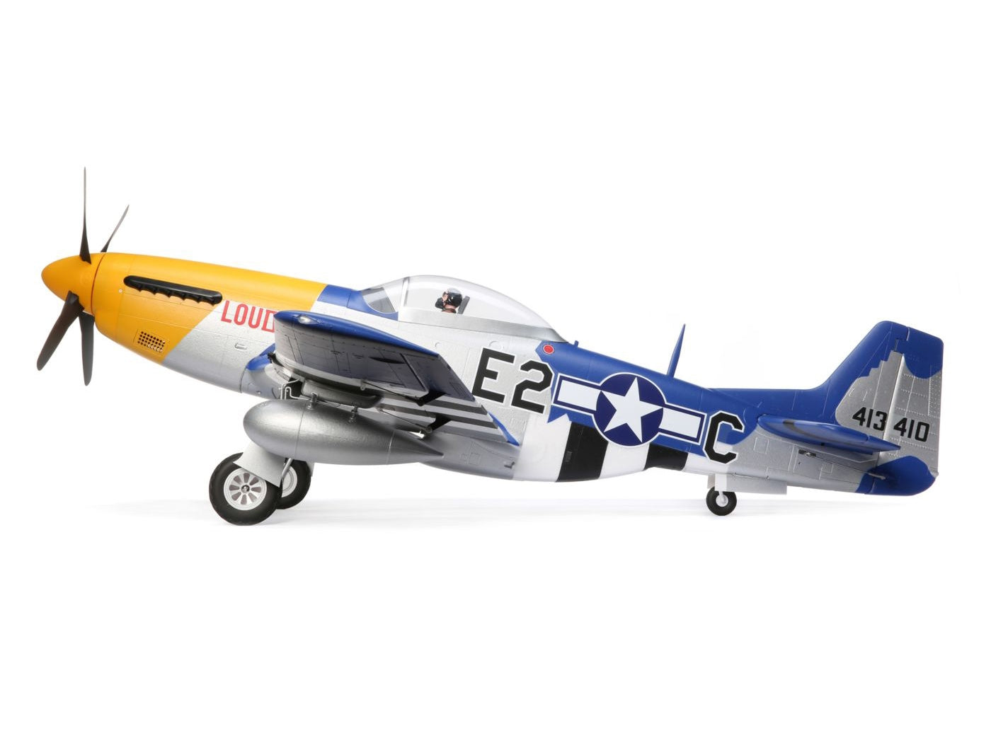 E-Flite P-51D Mustang 1.5m BNF Basic With Smart EFL01250