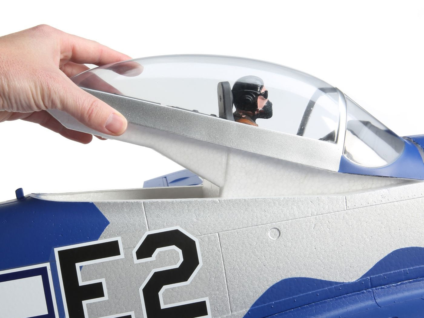 E-Flite P-51D Mustang 1.5m BNF Basic With Smart EFL01250