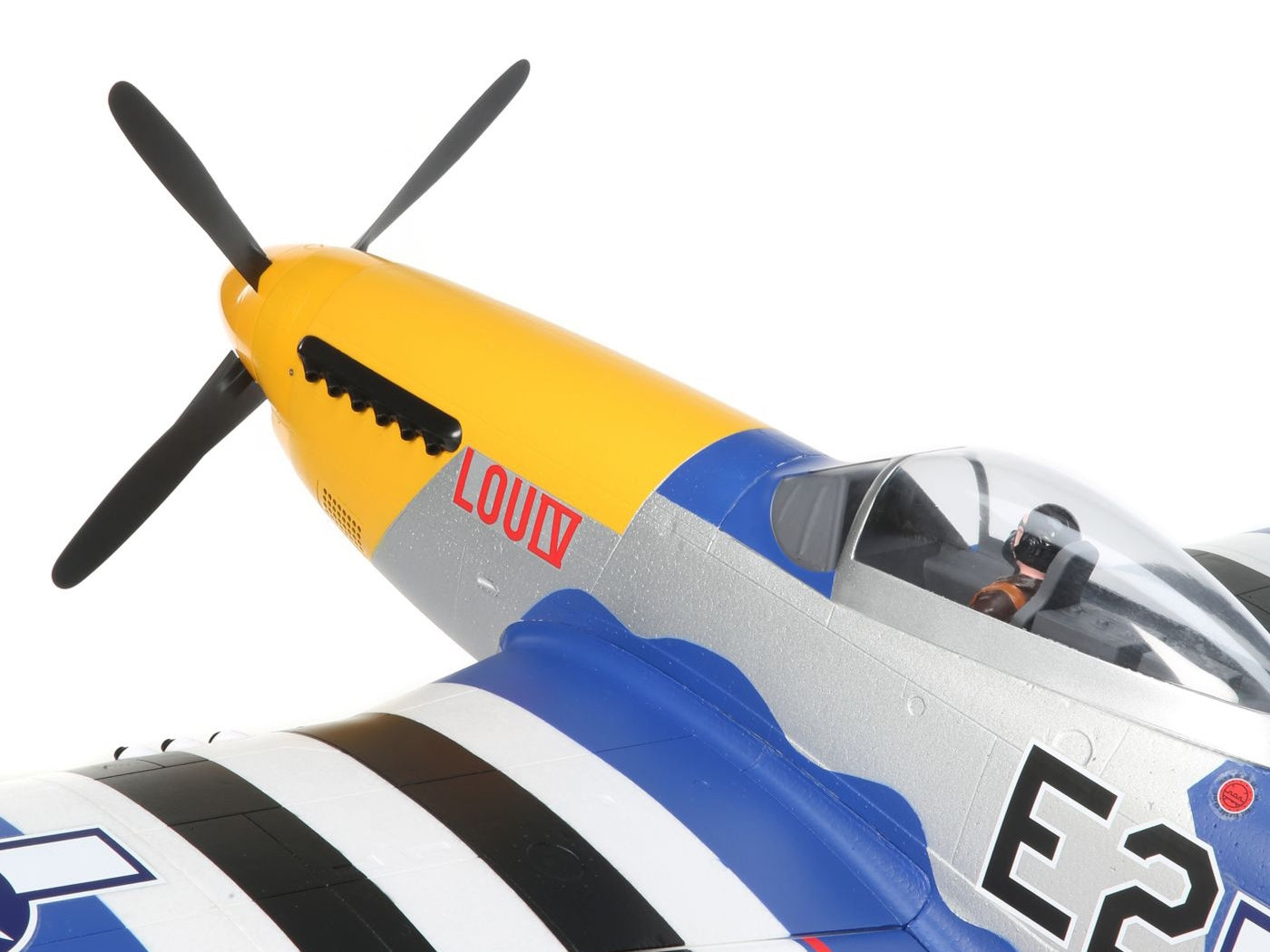 E-Flite P-51D Mustang 1.5m BNF Basic With Smart EFL01250