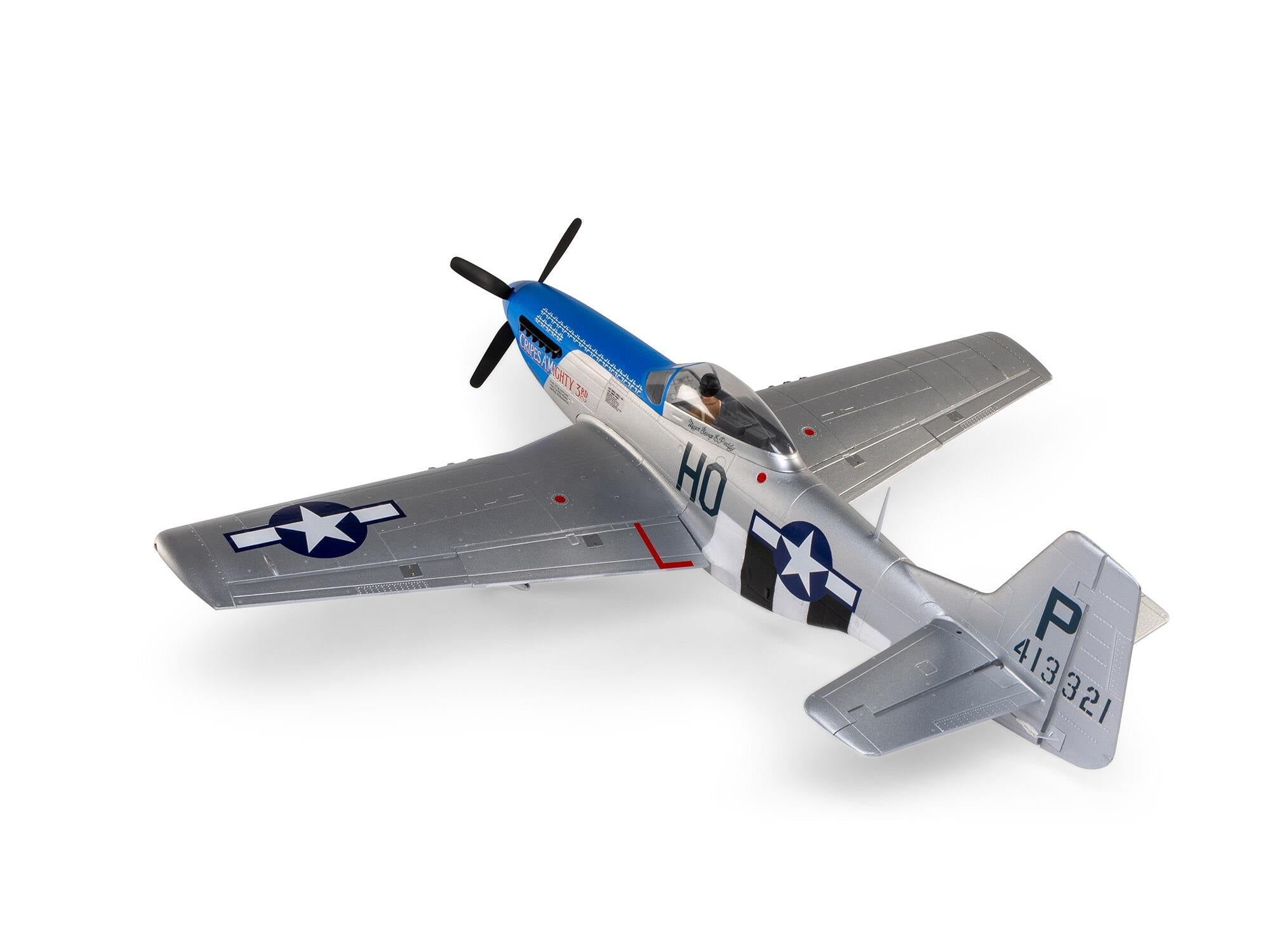 E-Flite P-51D Mustang 1.2m BNF Basic with AS3X and SAFE Select “Cripes A’Mighty 3rd” EFL089500