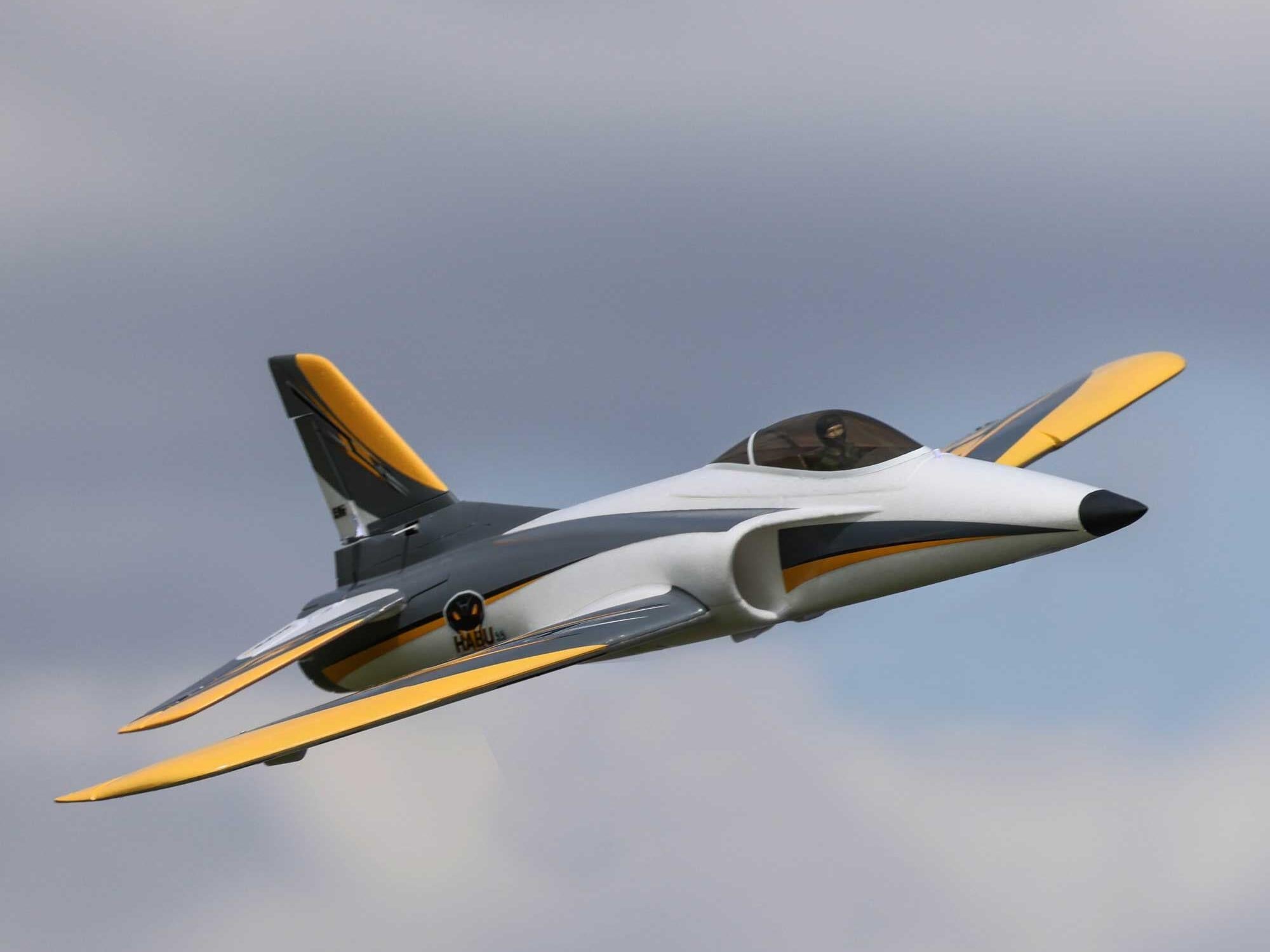 E-Flite Habu SS (Super Sport) 70mm EDF Jet BNF Basic with SAFE Select and AS3X EFL0950