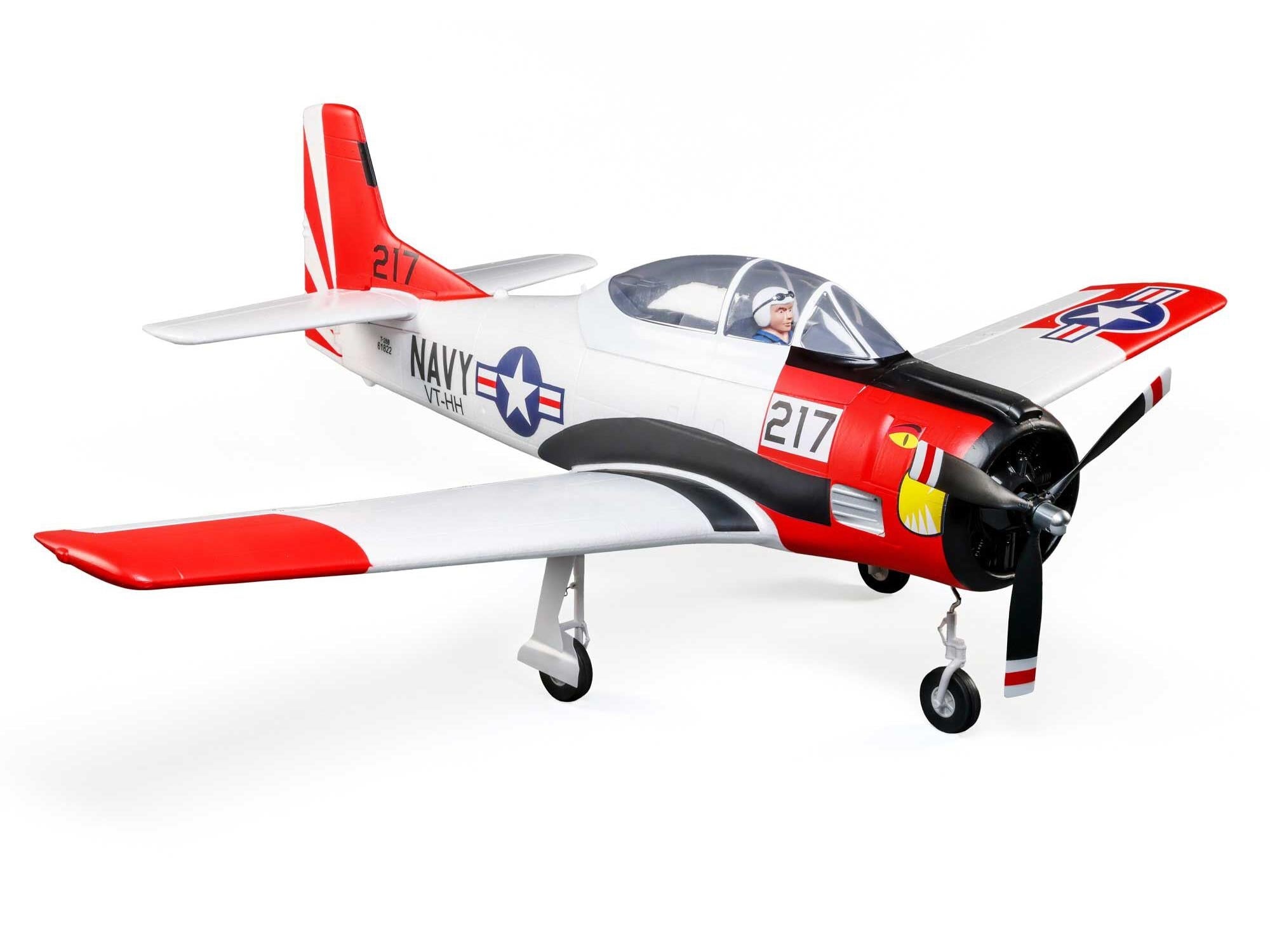 E-Flite T-28 Trojan 1.2m BNF Basic with Smart EFL18350