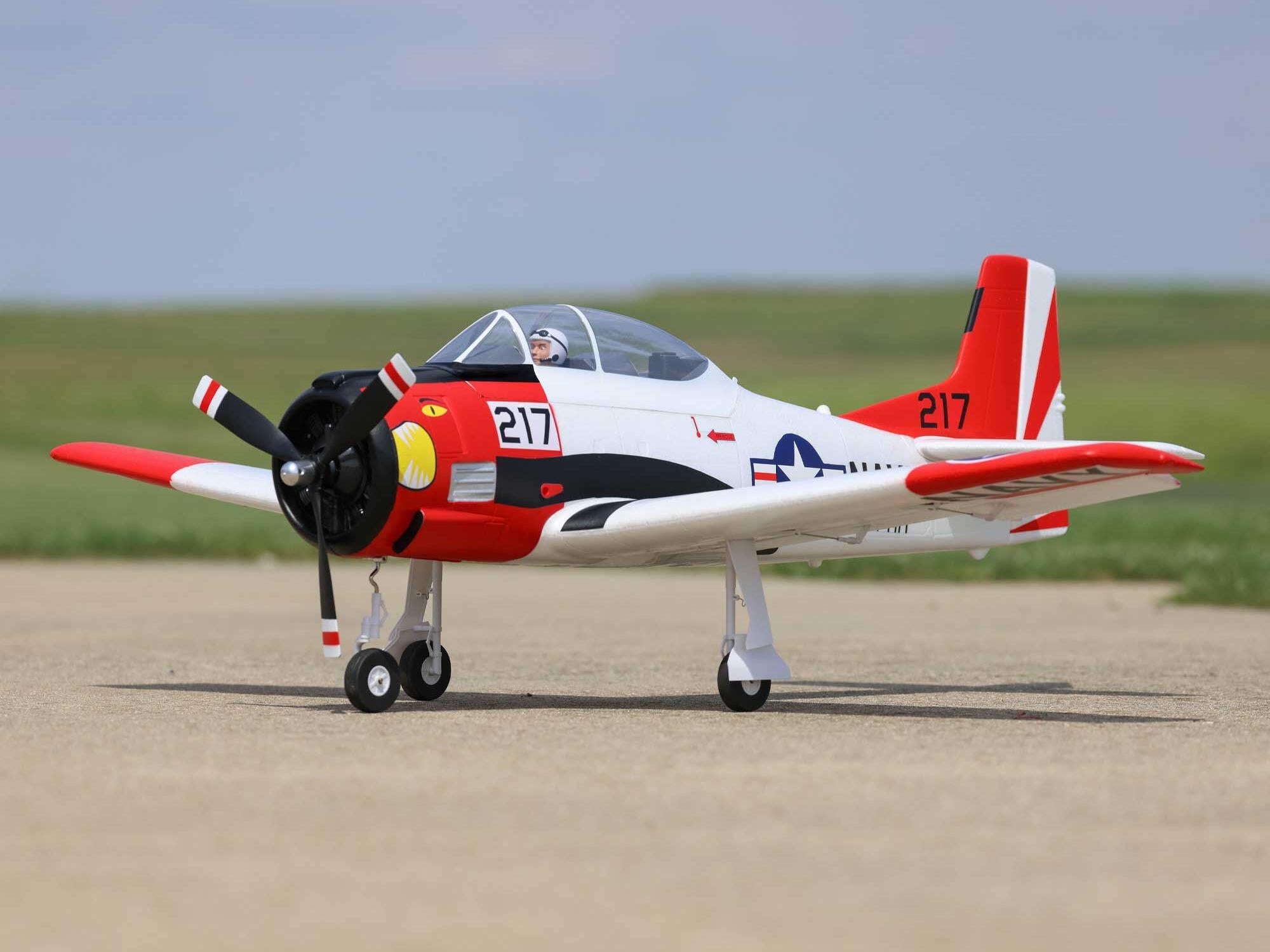 E-Flite T-28 Trojan 1.2m BNF Basic with Smart EFL18350