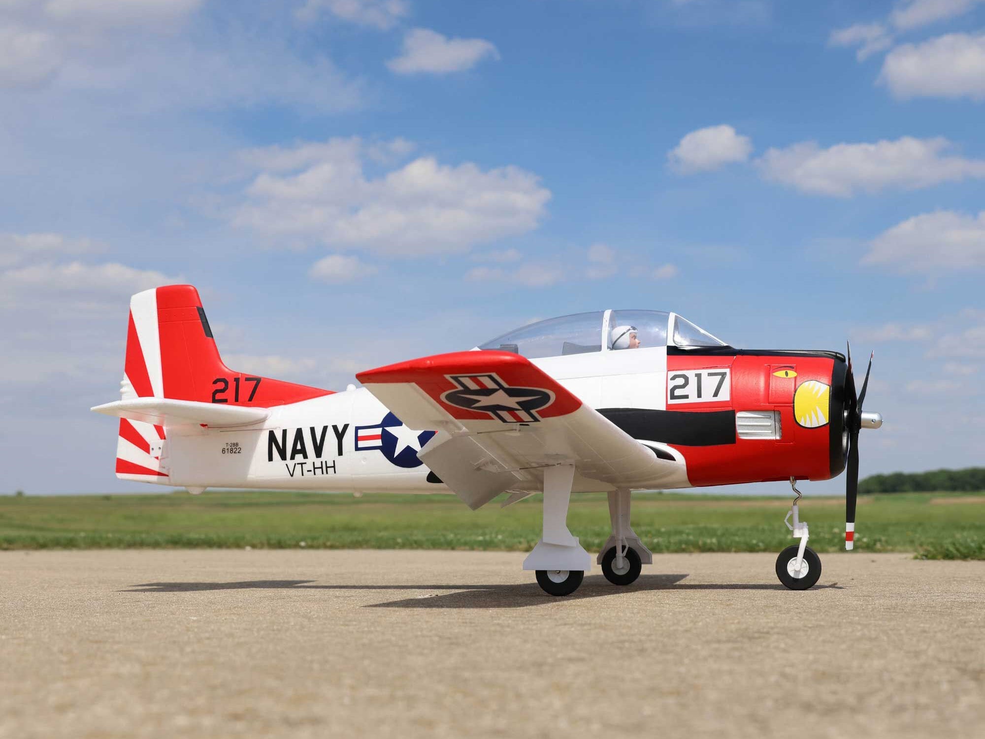 E-Flite T-28 Trojan 1.2m BNF Basic with Smart EFL18350