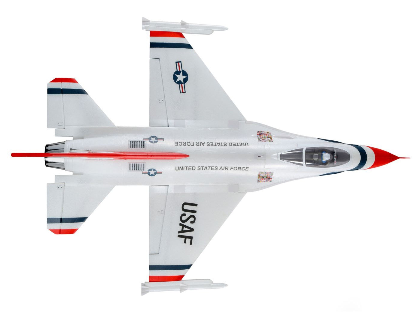 E-Flite F-16 Thunderbirds 70mm EDF BNF Basic with AS3X and SAFE Select EFL78500