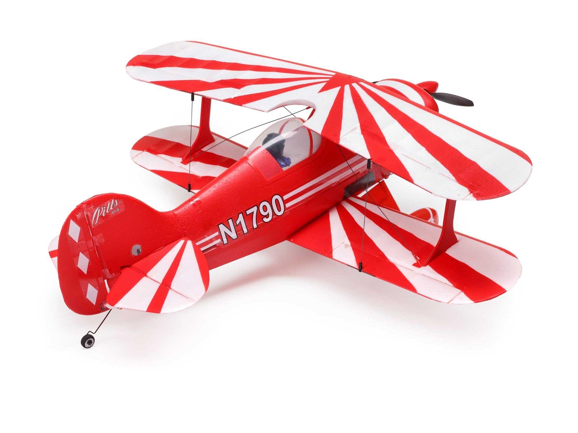 E-Flite UMX Pitts S-1S BNF Basic w/ AS3X & SAFE Select EFLU15250