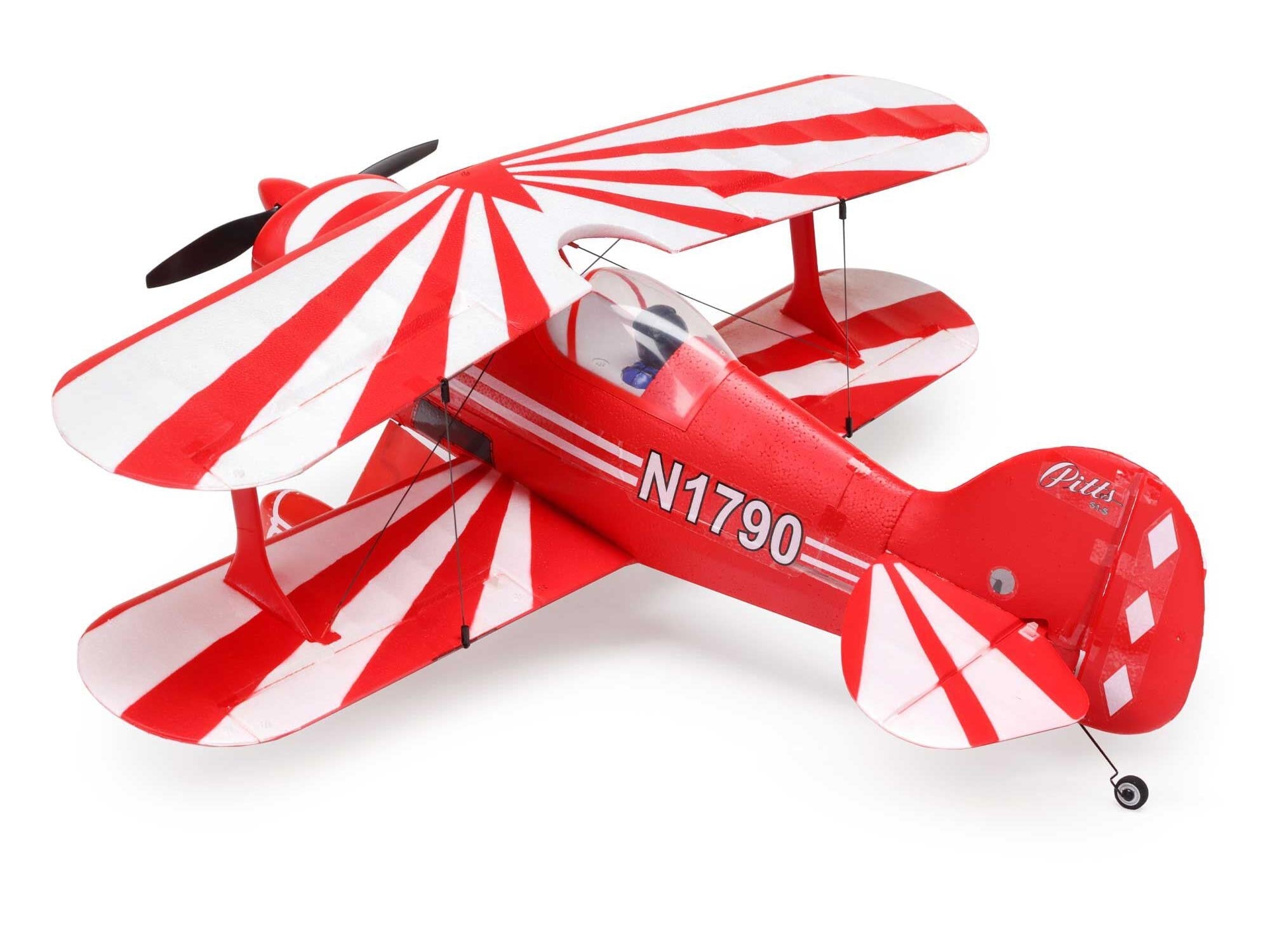 E-Flite UMX Pitts S-1S BNF Basic w/ AS3X & SAFE Select EFLU15250