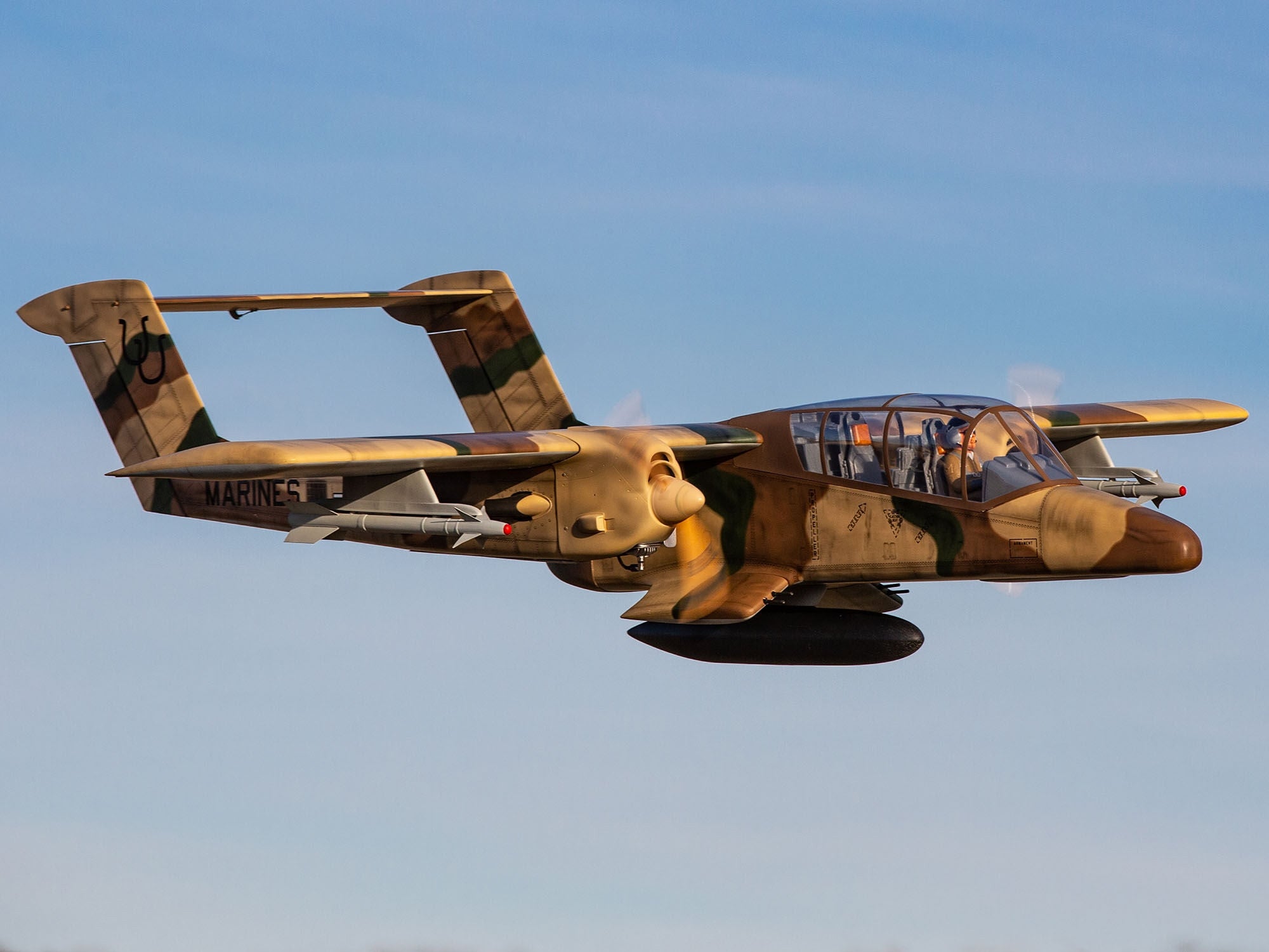 Hangar 9 OV-10 Bronco 30cc ARF with Landing Gear Set HAN4670CR