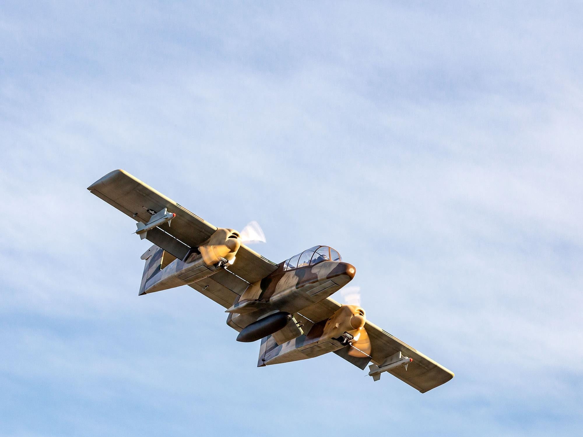 Hangar 9 OV-10 Bronco 30cc ARF with Landing Gear Set HAN4670CR