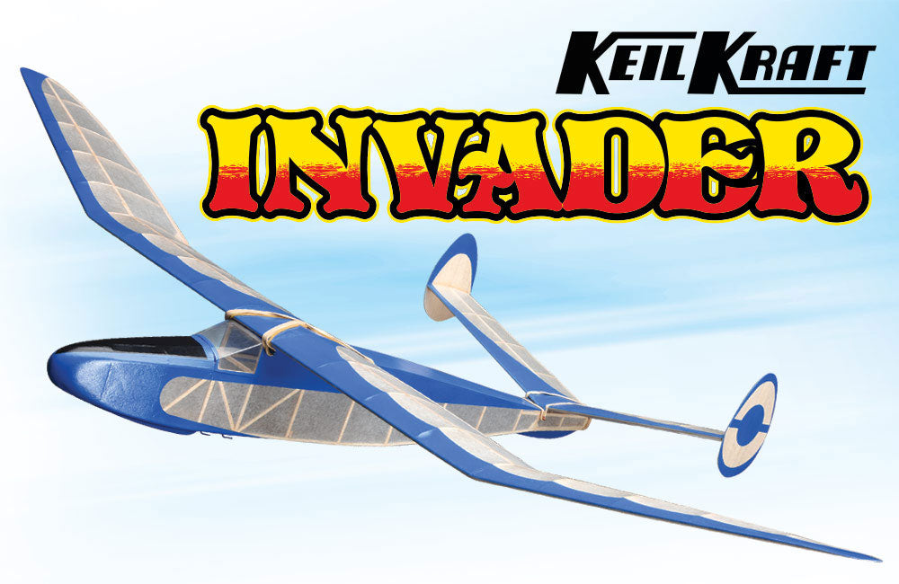 Keil Kraft Invader Kit 40" Free-Flight Towline Glider KK1020