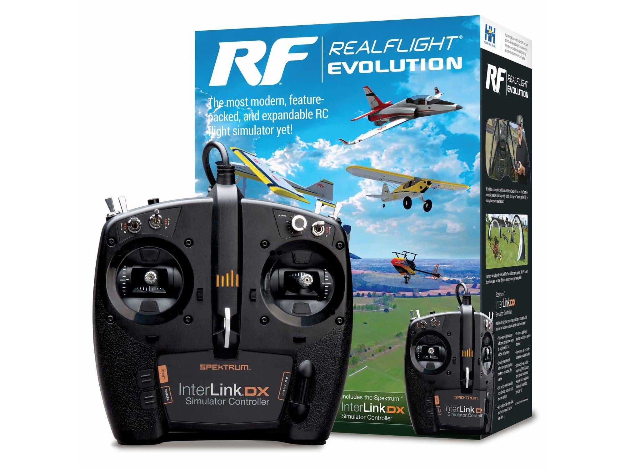 RealFlight Evolution RC Flight Simulator with InterLink DX Controller RFL2000